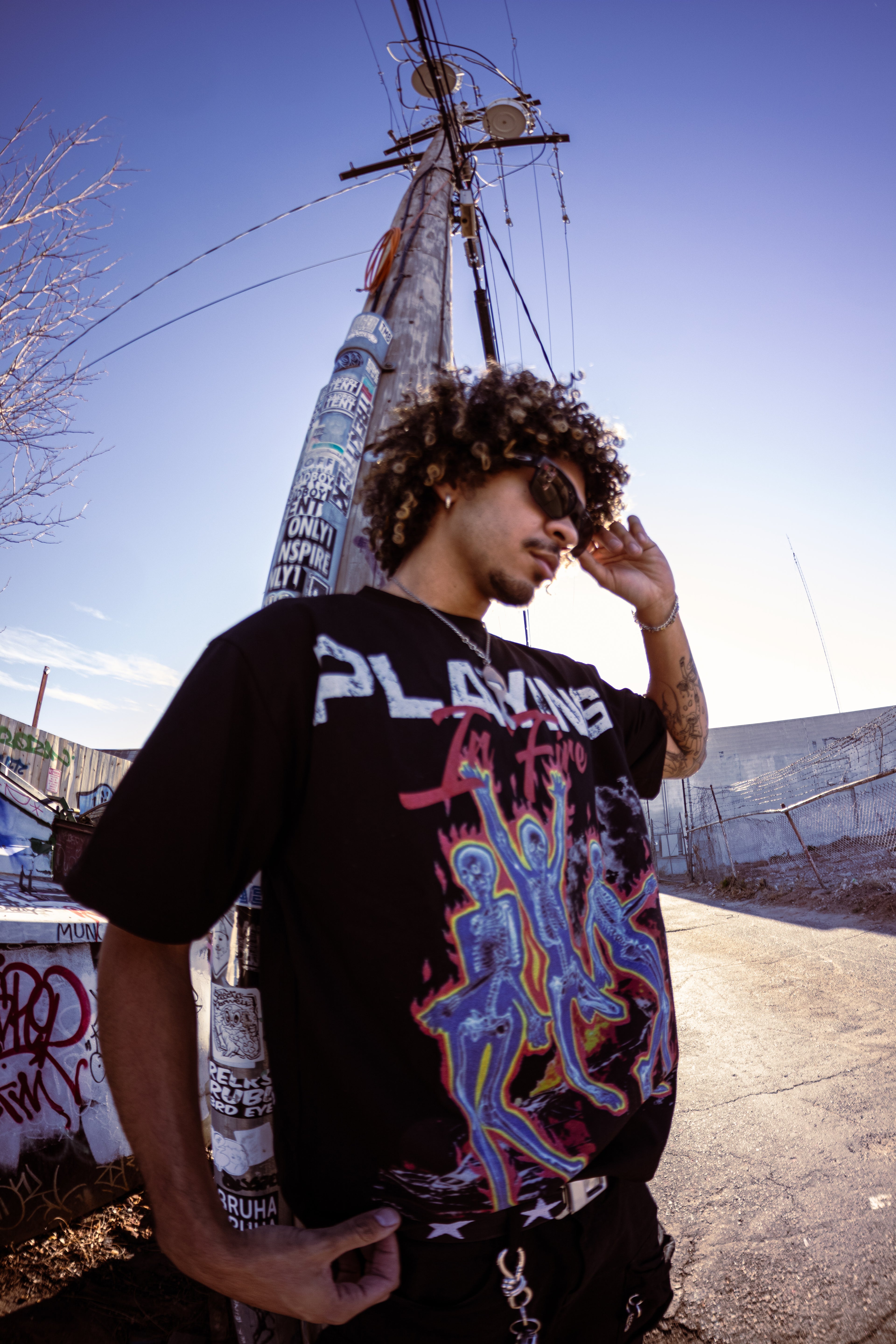 Playing in Fire Graphic Tee